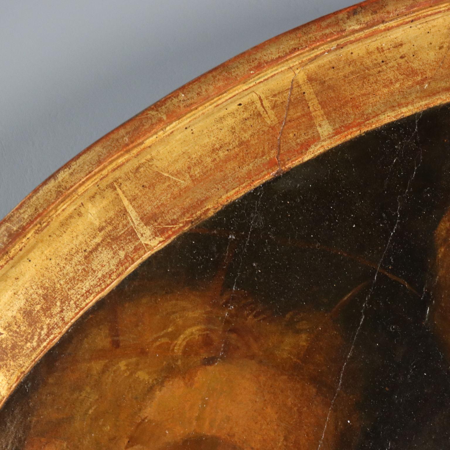 Madonna and Child between St. Ansanus and St. Catherine 16th century For Sale 5