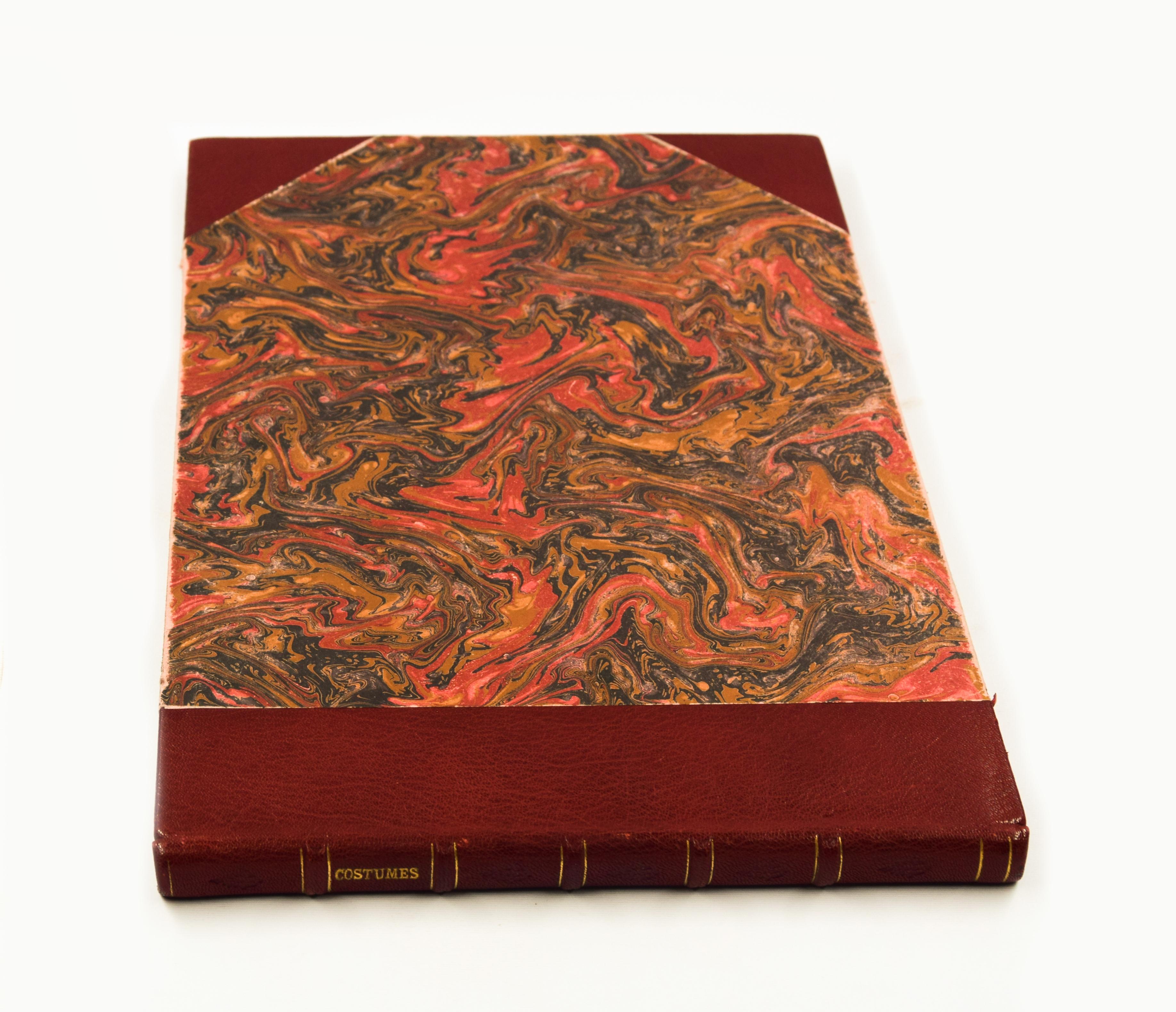 New Collection of 50 Picturesque Costumes Etched and Watercolored by B. Pinelli For Sale 3