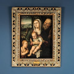 Antique Holy Family with Saint John, first half of the 16th century