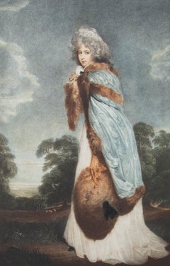 Bartolozzi After Thomas Lawrence - 1792 Stipple Engraving, Miss Elizabeth Farren