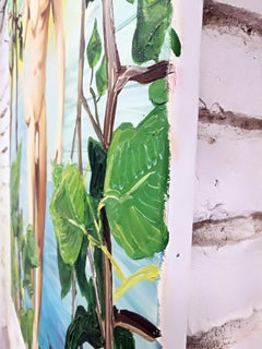 Summer 4 - Contemporary Expressive, Figurative Oil Painting, Male Nude Series