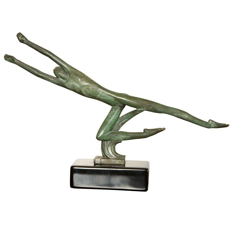 Baruch Saktsier bronze signed For Sale