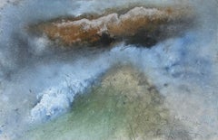 Baruj Salinas Watercolor Painting on Paper Signed, Titled and Dated 1991