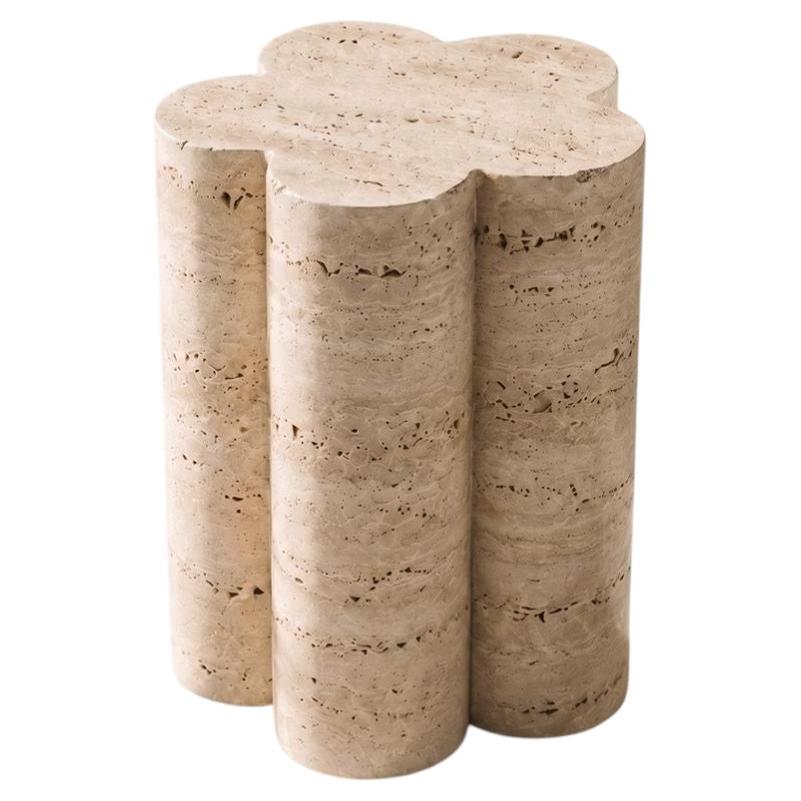 Barvinok Travertine Table by Furn Object For Sale