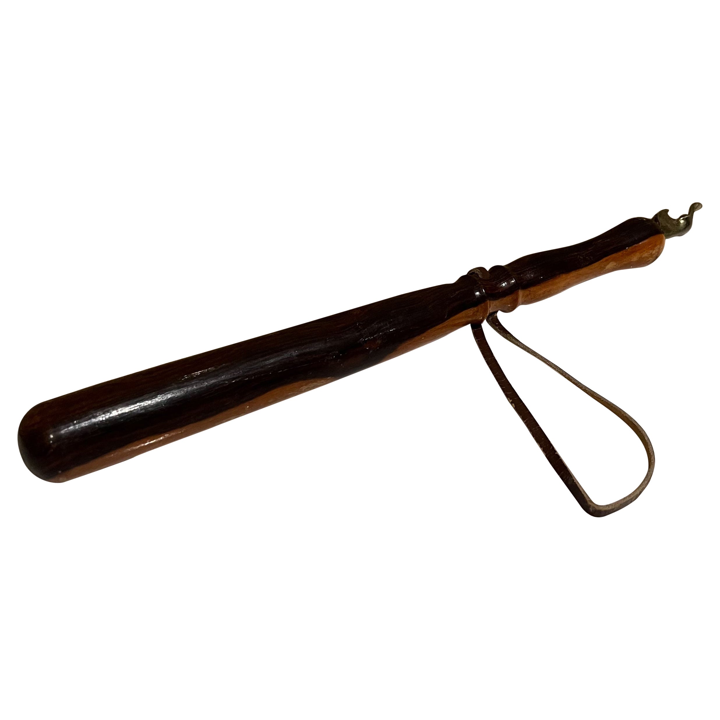 Barzubehör-Flaschenöffner mit langem zweifarbigem Holzgriff, MCM Vintage
