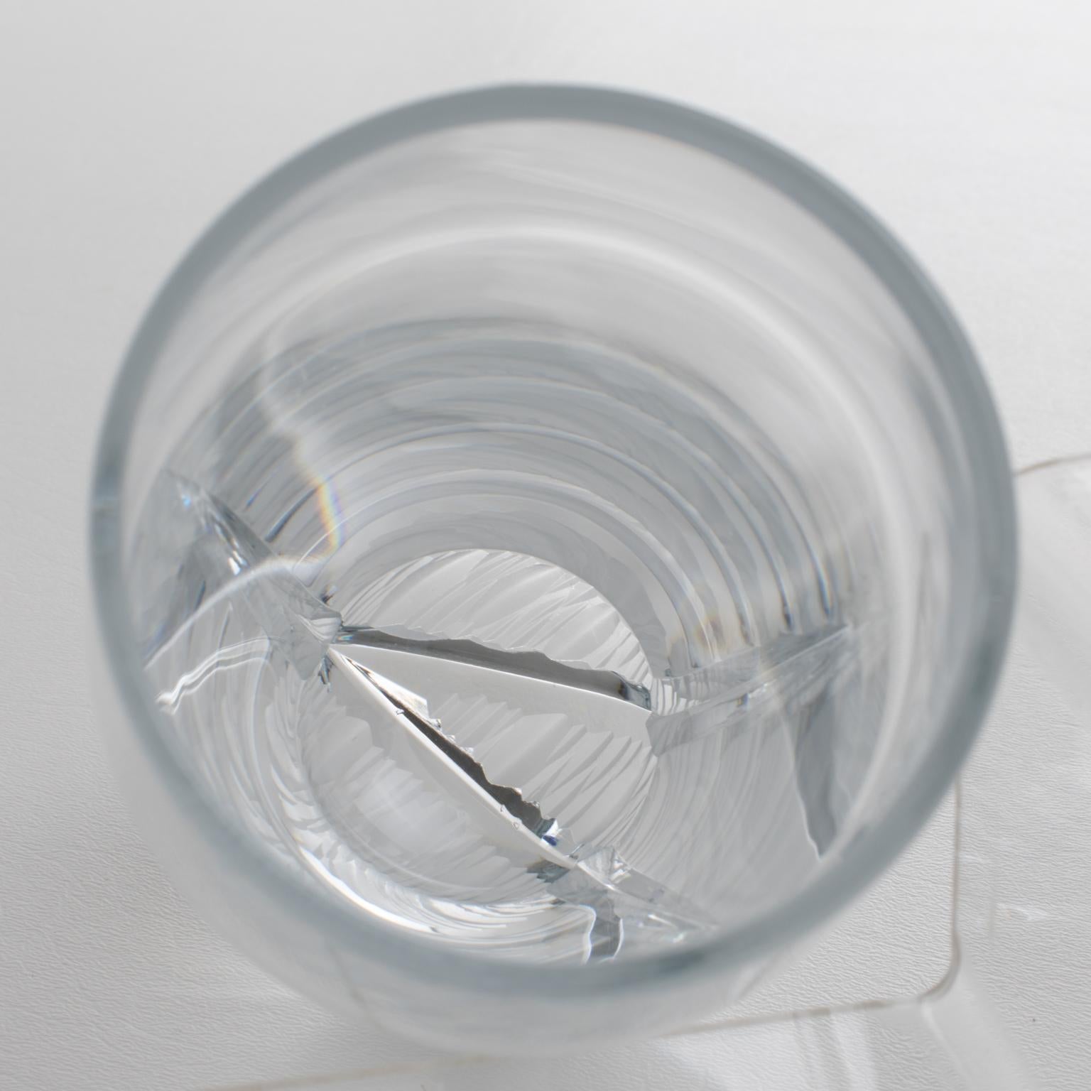 Cubertería Coctelera Martini Placa de Plata y Cristal en venta 2