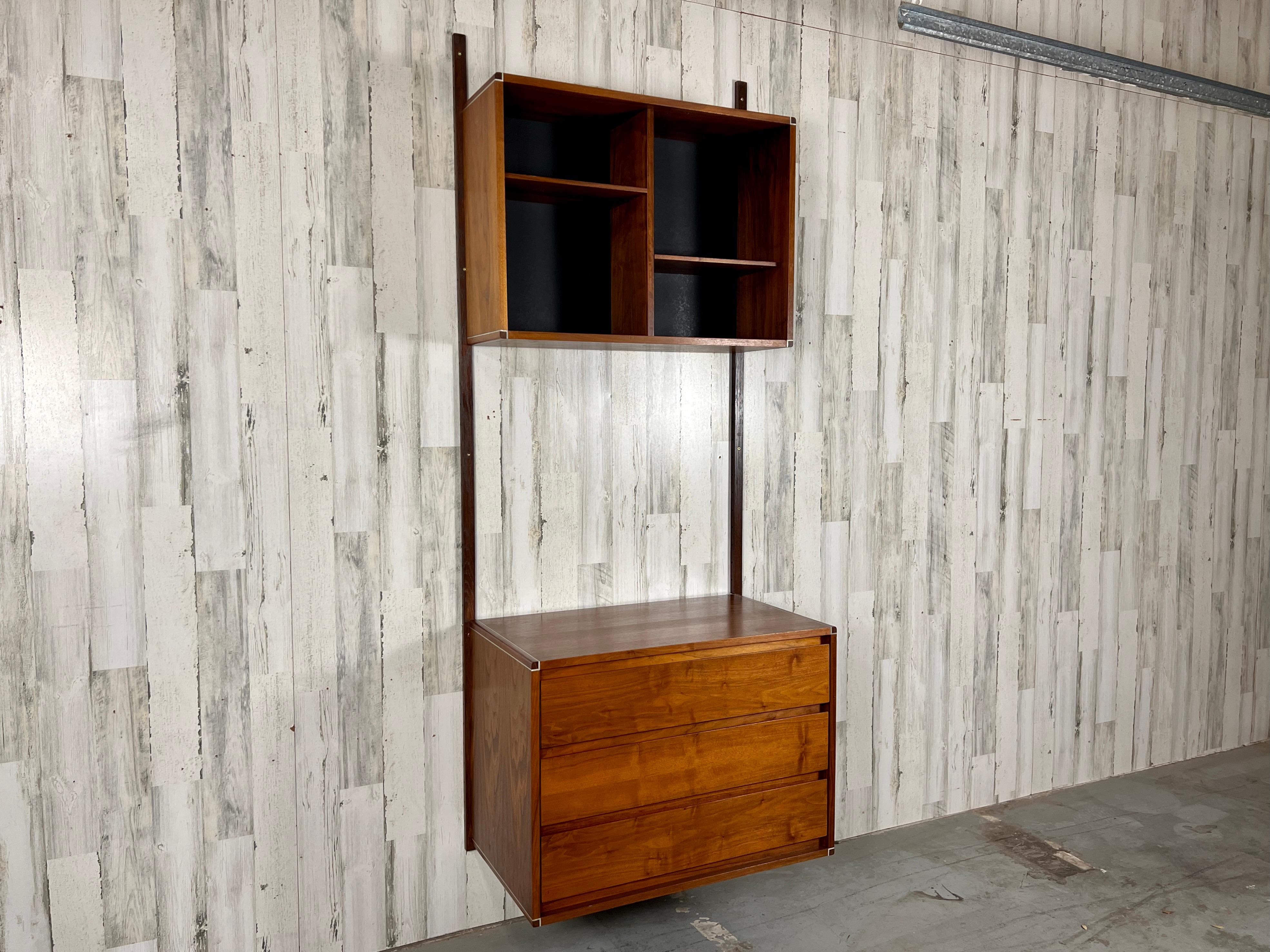 Mid-Century Modern Barzilay wall unit For Sale
