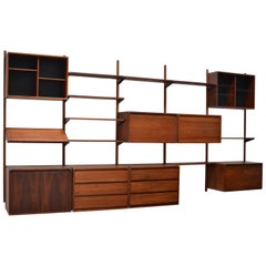 Barzilay Walnut Wall Unit