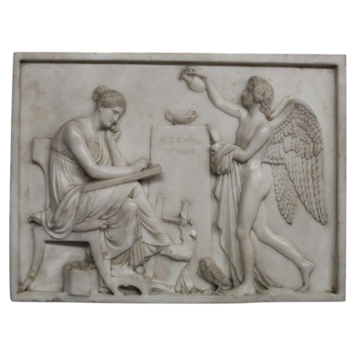 Bas-relief of Cupid and Psyche For Sale