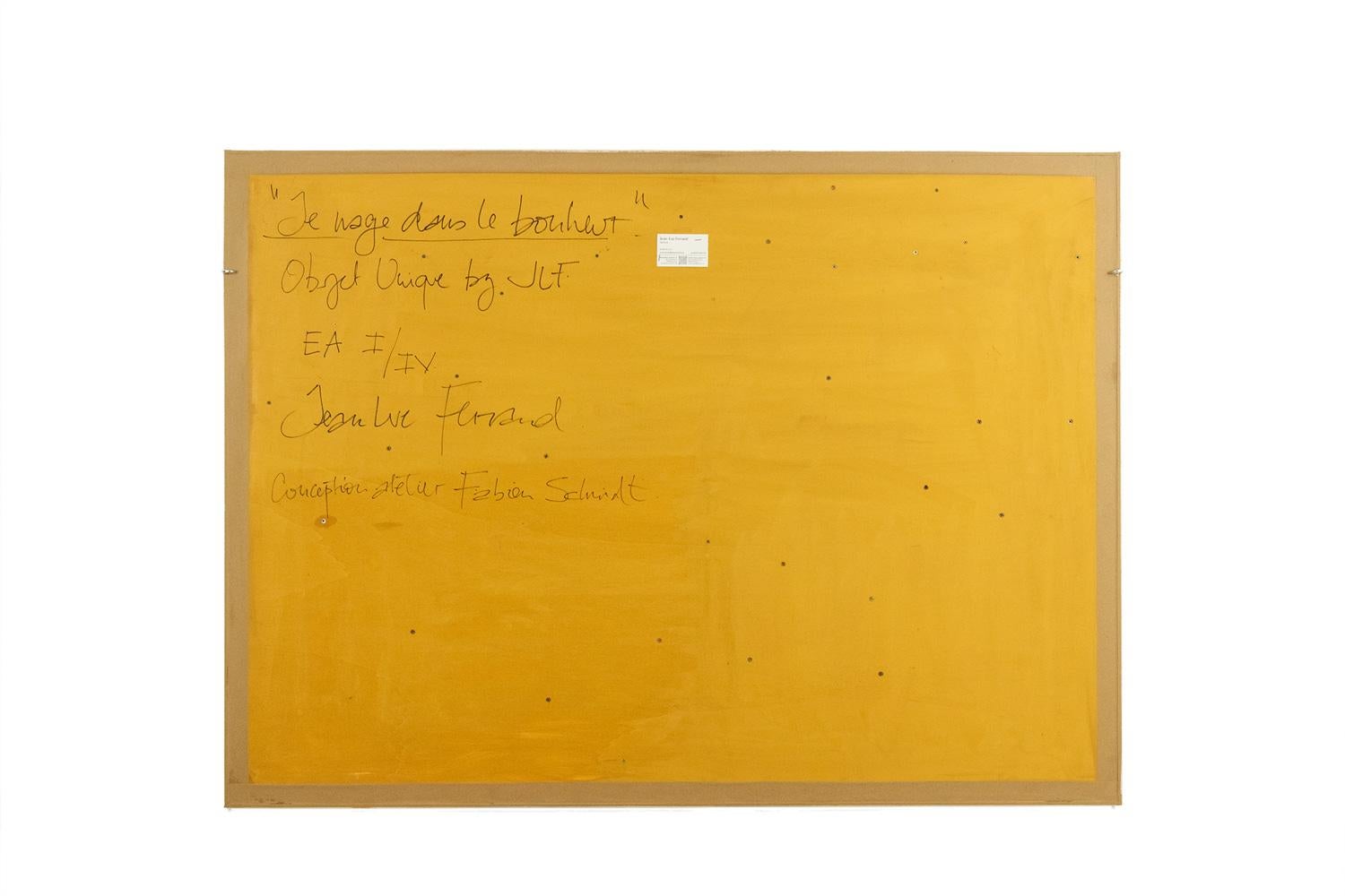 Flachrelief-Tafel mit dem Titel 