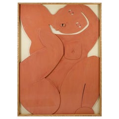 Bas-Relief Panel "Oh! Break Out the Frame!" — Contemporary French Art