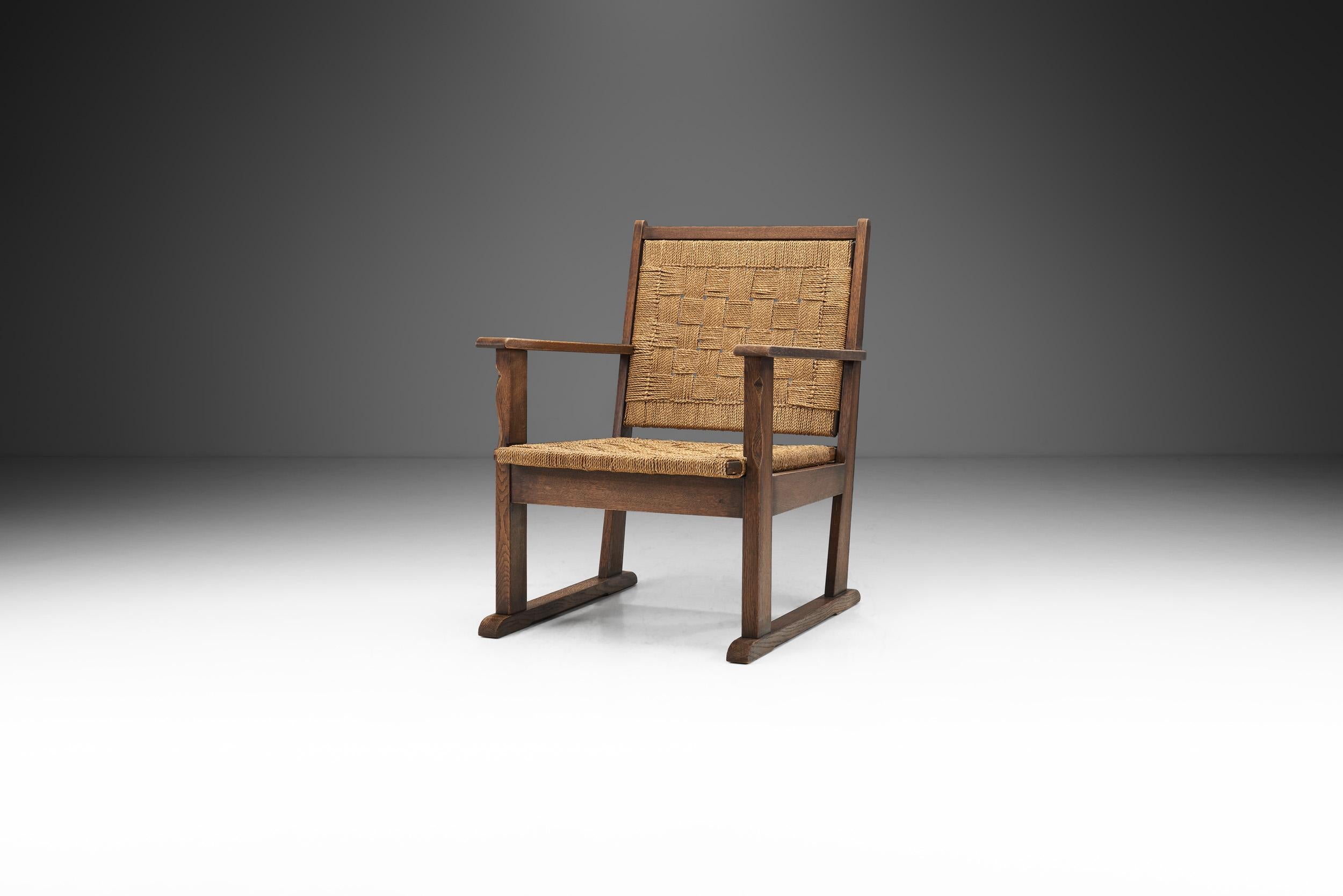 Bas van Pelt’s designs were only produced when an order was placed, which is still a tradition at “My Home Foundation” and explains the limited numbers of surviving models. This unique sled base armchair is one of these models, showing Bas van