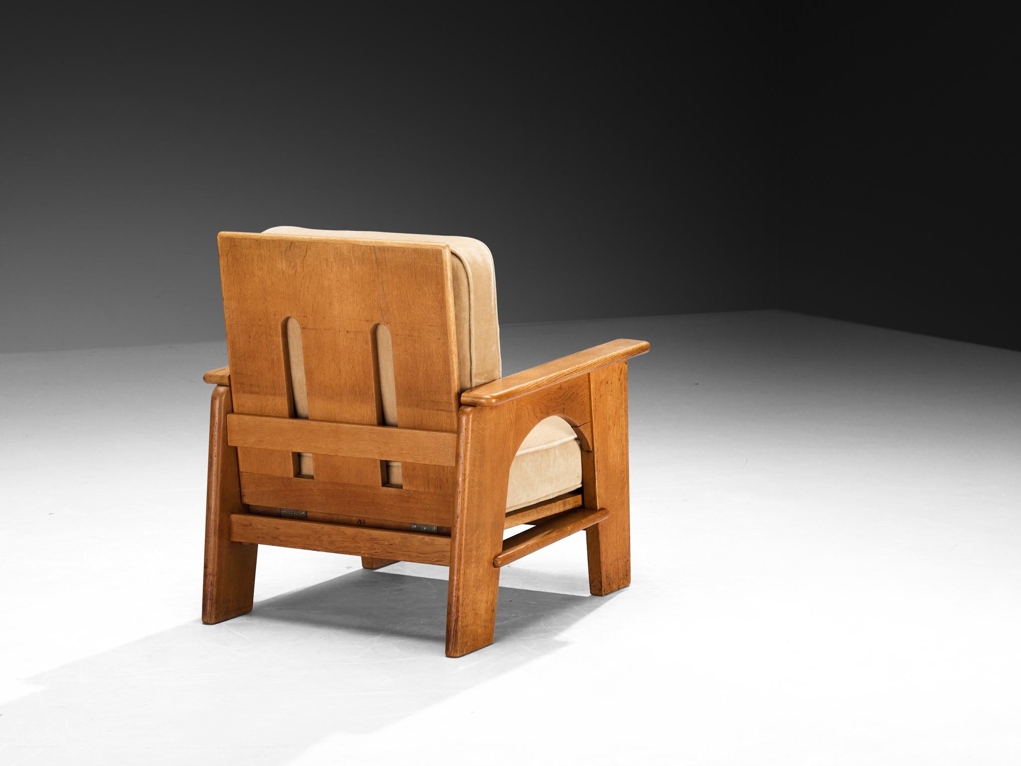 Bas Van Pelt for My Home Lounge Chair in Solid Oak 3