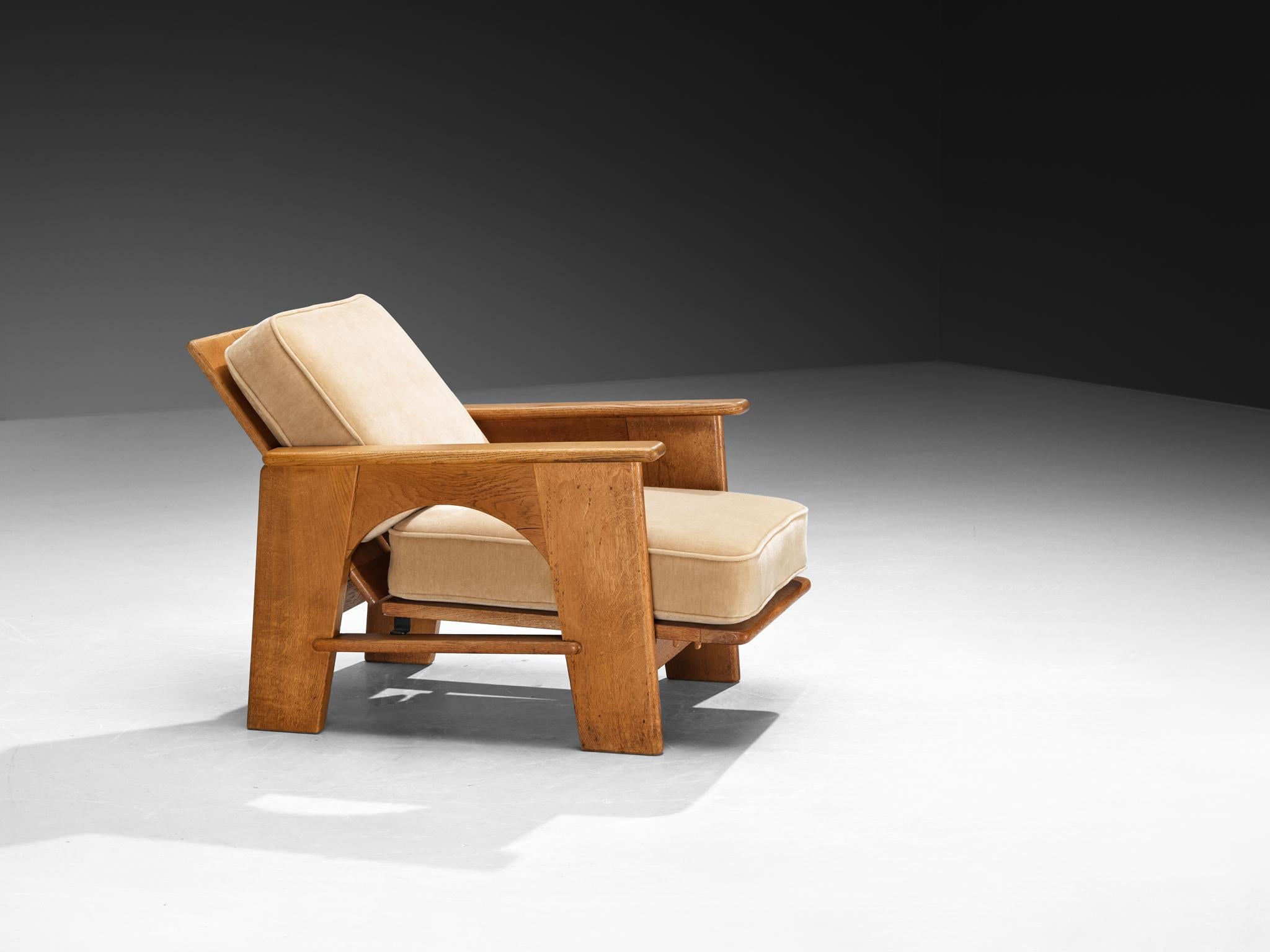 Bas Van Pelt for My Home Lounge Chair in Solid Oak 1