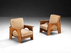 Bas Van Pelt for My Home Lounge Chairs in Oak