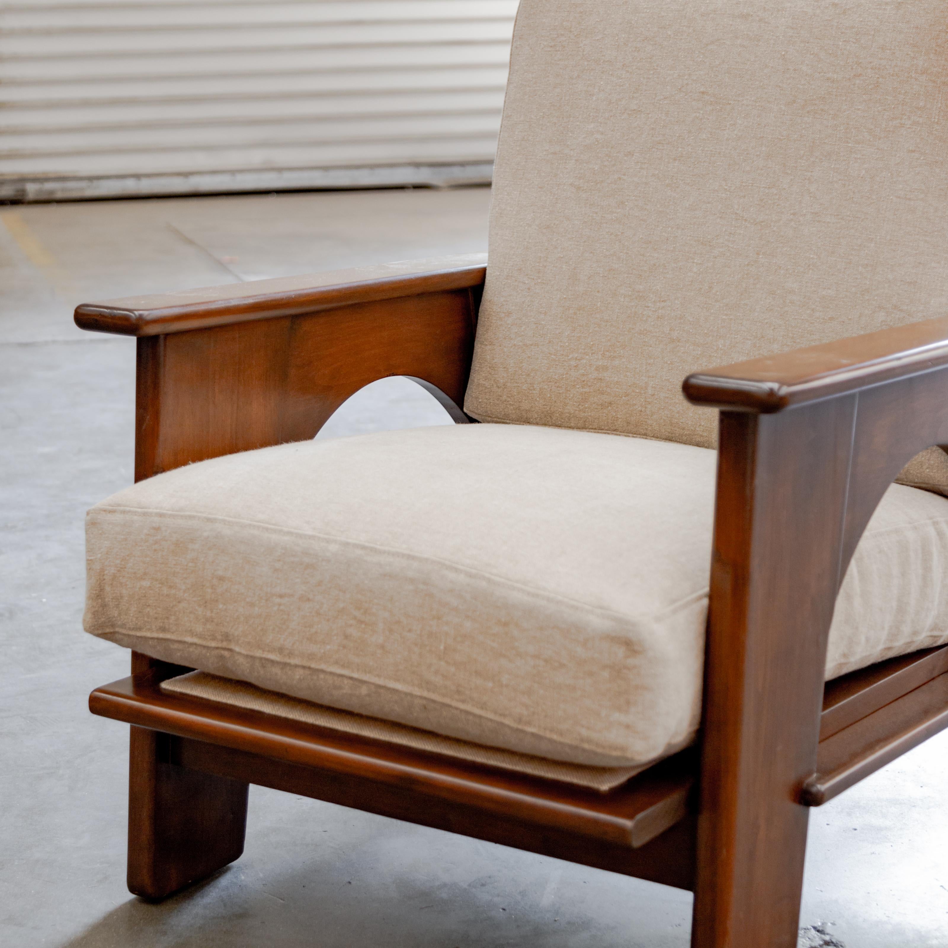 Bas Van Pelt | Modernist Oak Club Chair For Sale 5