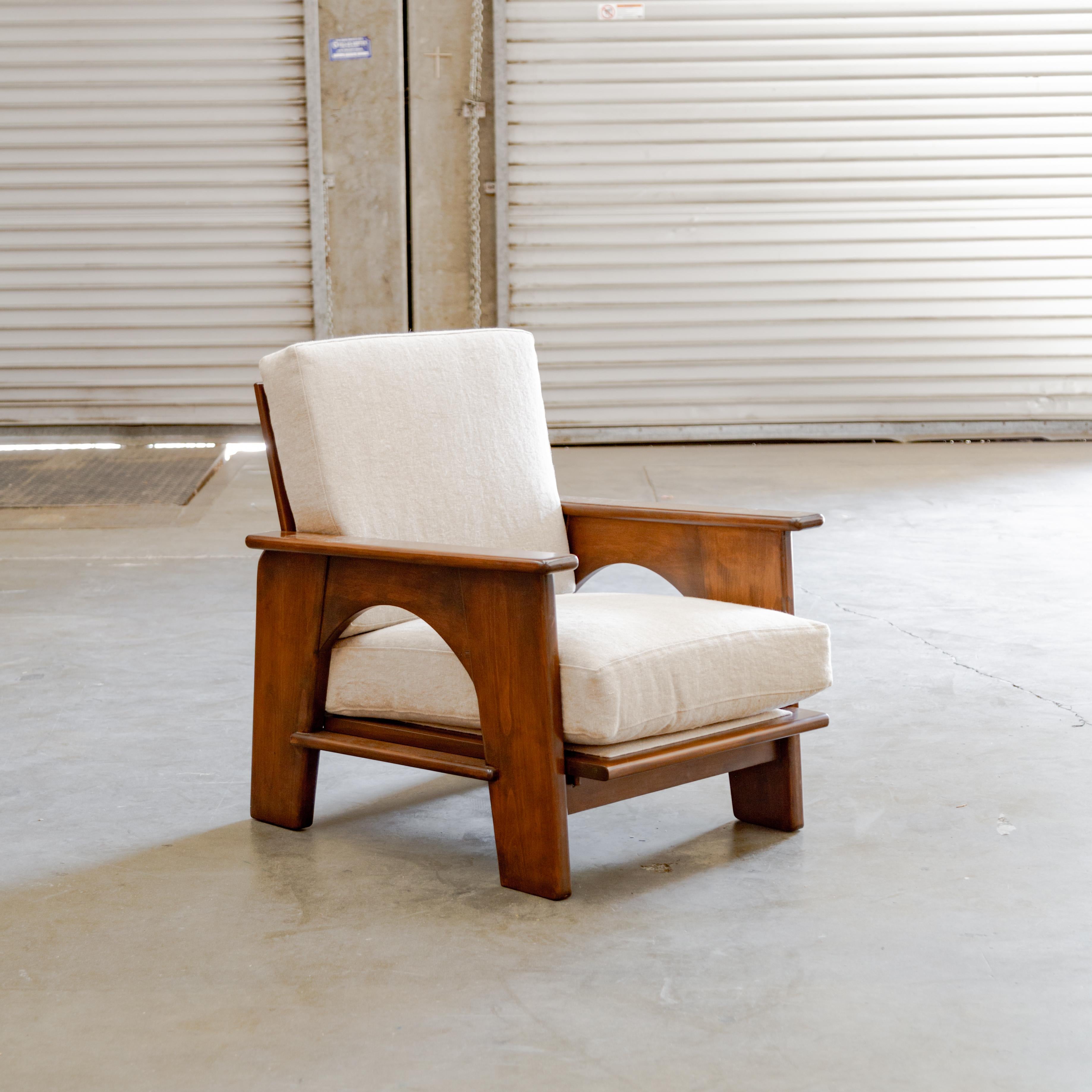 Bas Van Pelt  Modernist Oak Club Chair (Moderne) im Angebot