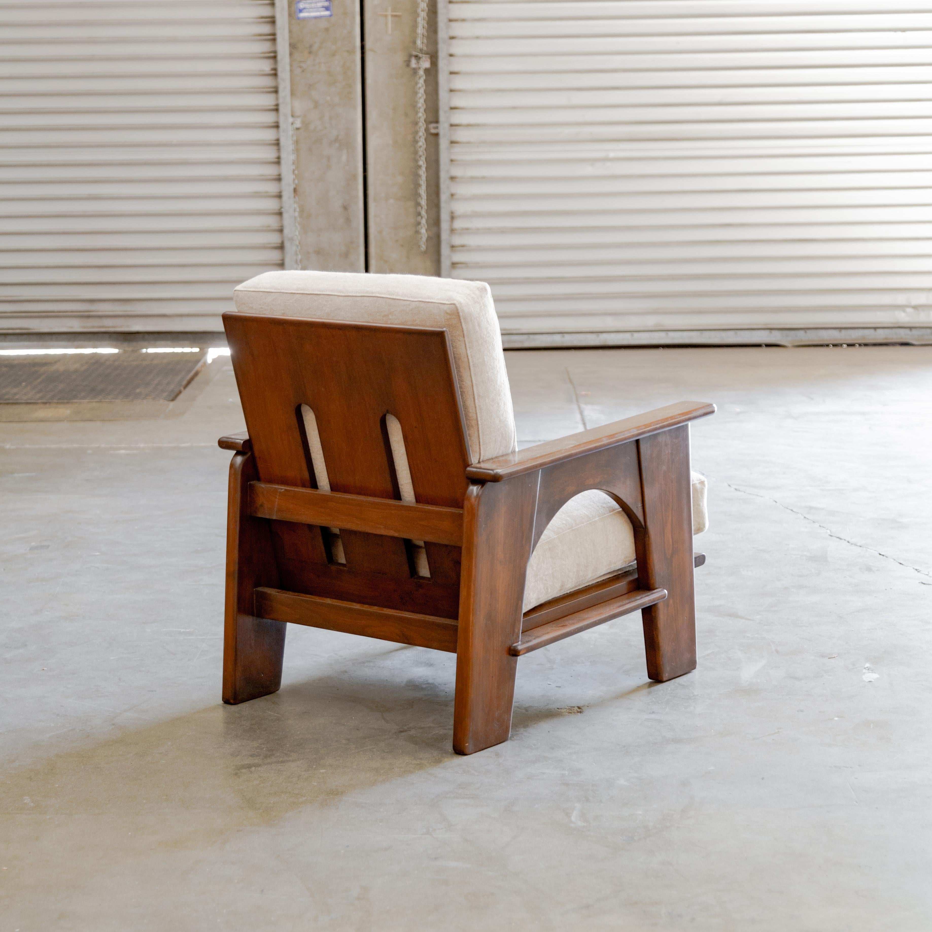 Bas Van Pelt  Modernist Oak Club Chair im Zustand „Hervorragend“ im Angebot in West Hollywood, CA