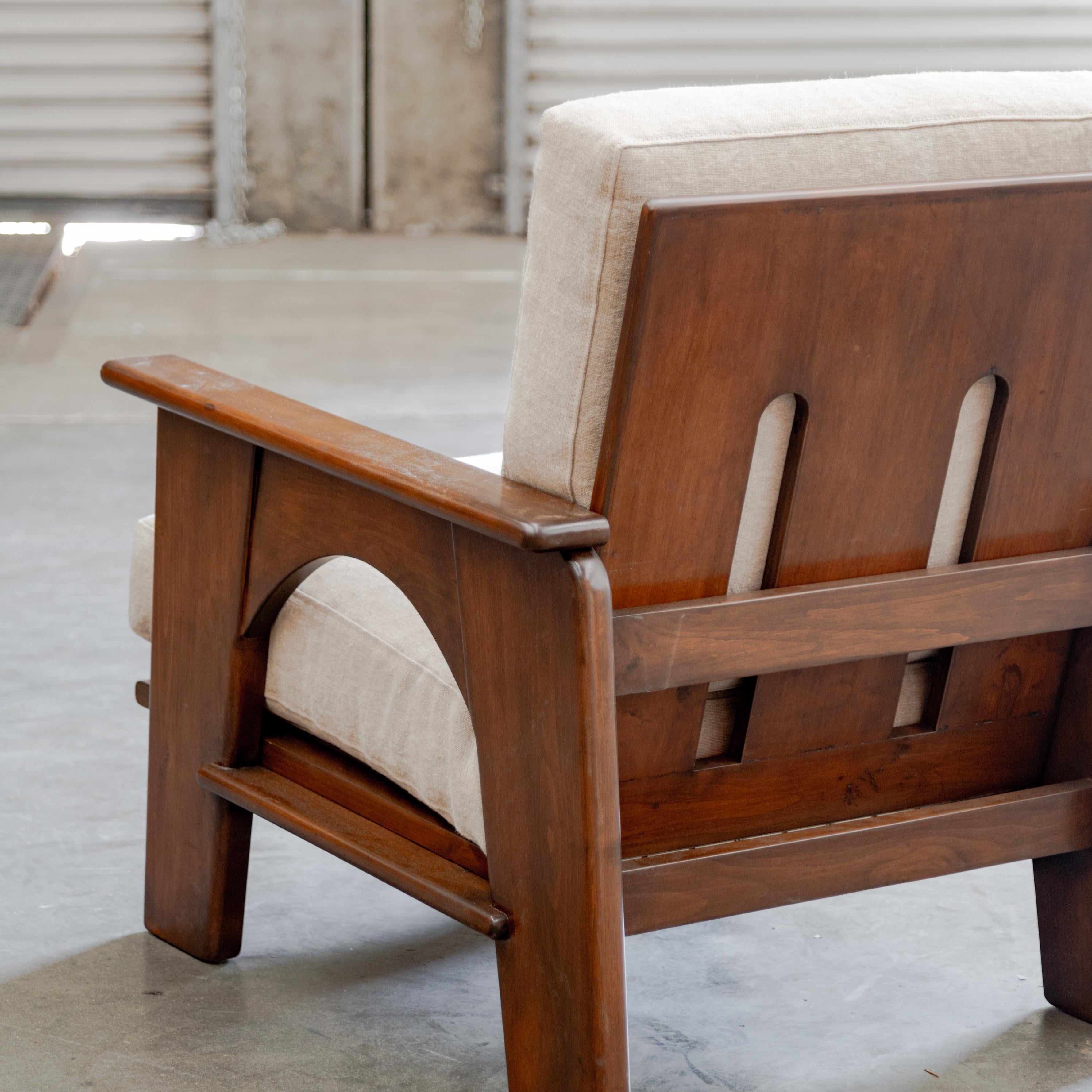Bas Van Pelt  Modernist Oak Club Chair (Holz) im Angebot