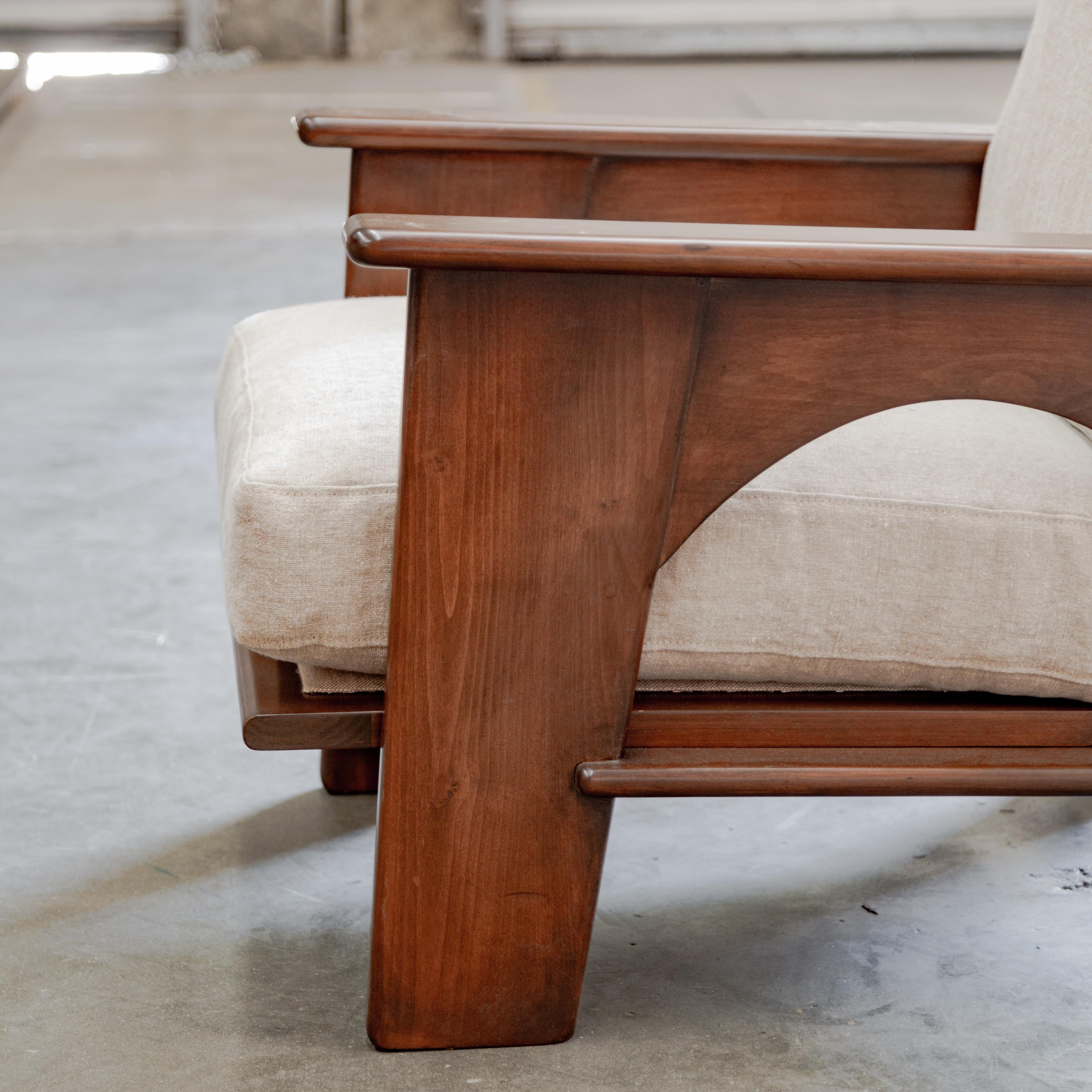 Bas Van Pelt | Modernist Oak Club Chair For Sale 2