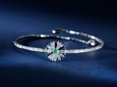 Basak Baykal Daisy 18k White Gold Diamond Chocker
