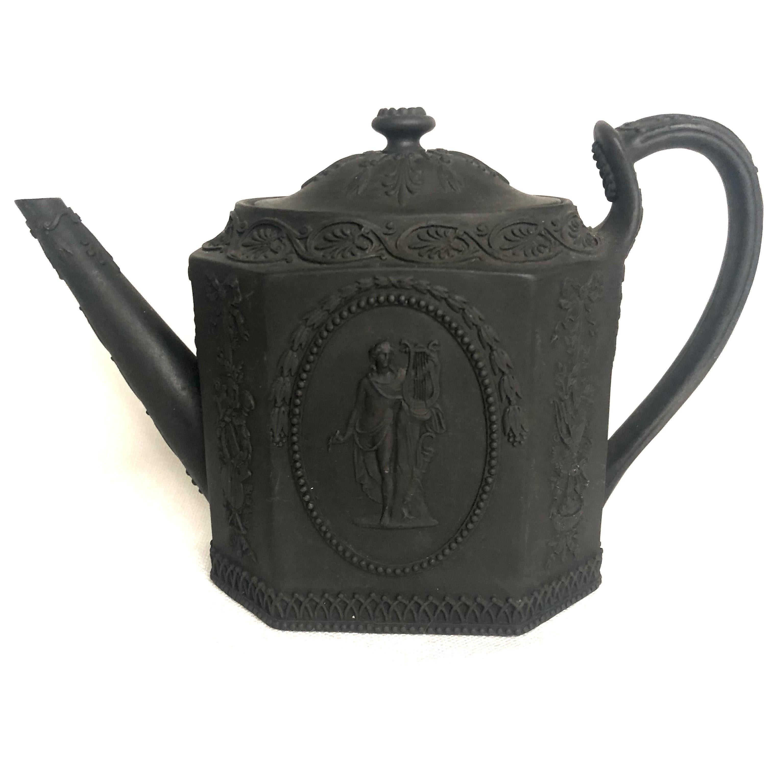 black wedgwood teapot