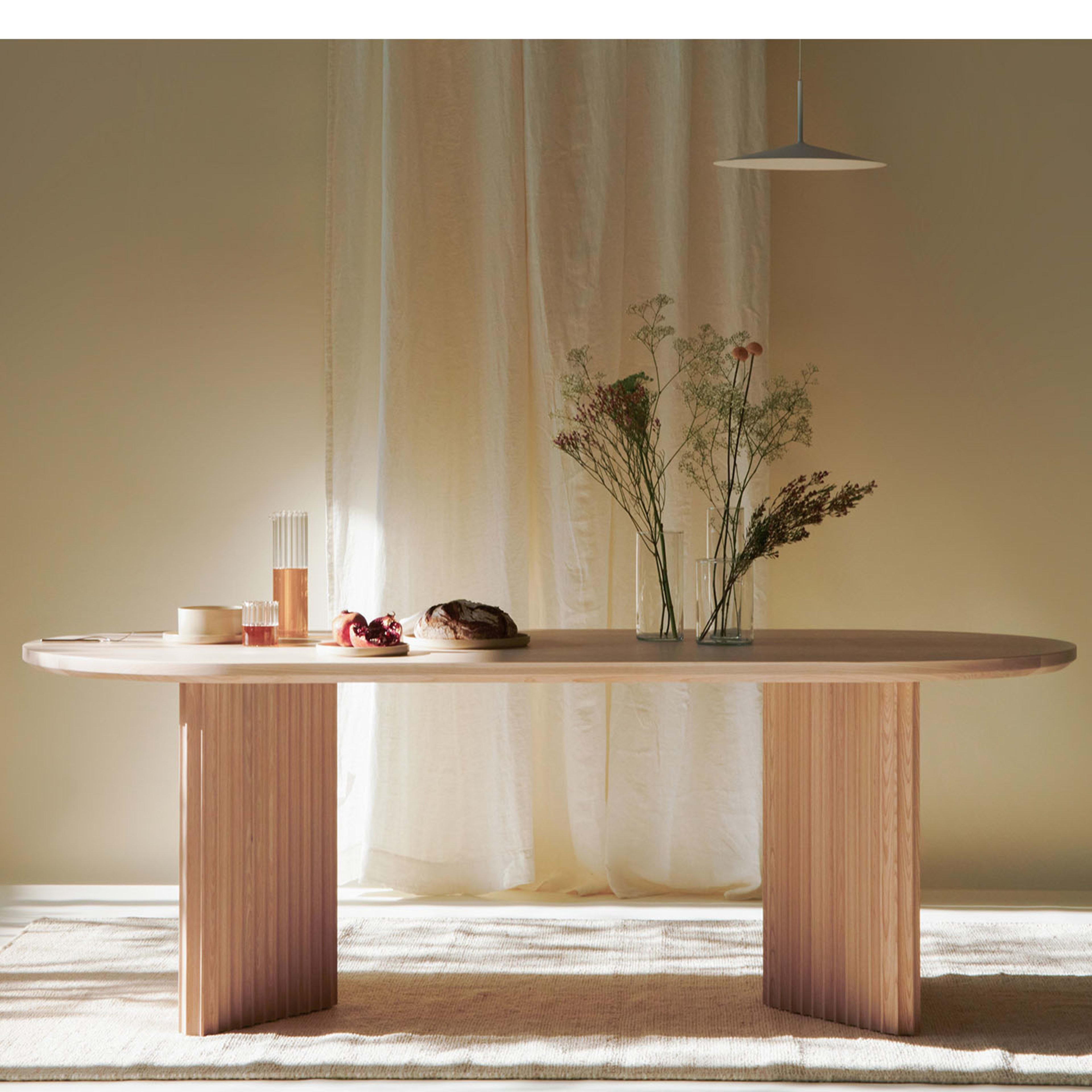 Contemporary Basalto Natural Ash Table For Sale