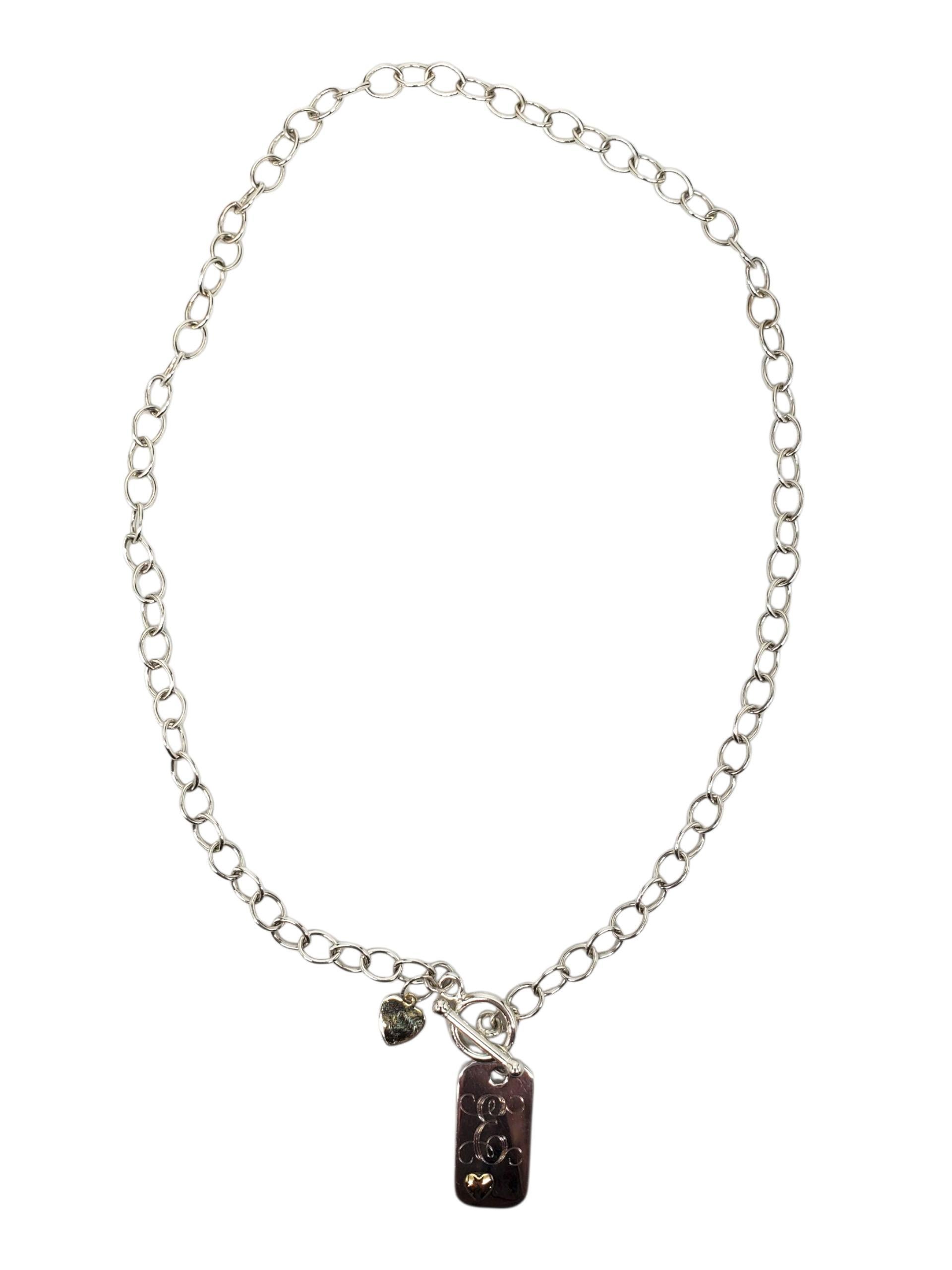 Donna Basch - Collana con medaglietta a cuore 