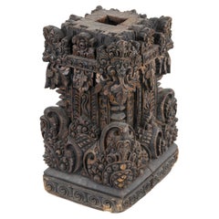 Base from Bali in Carved Wood