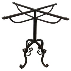 Vintage wrought iron coffee table base, 60s