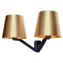 Base Wall Sconce in Brass by Tom Dixon