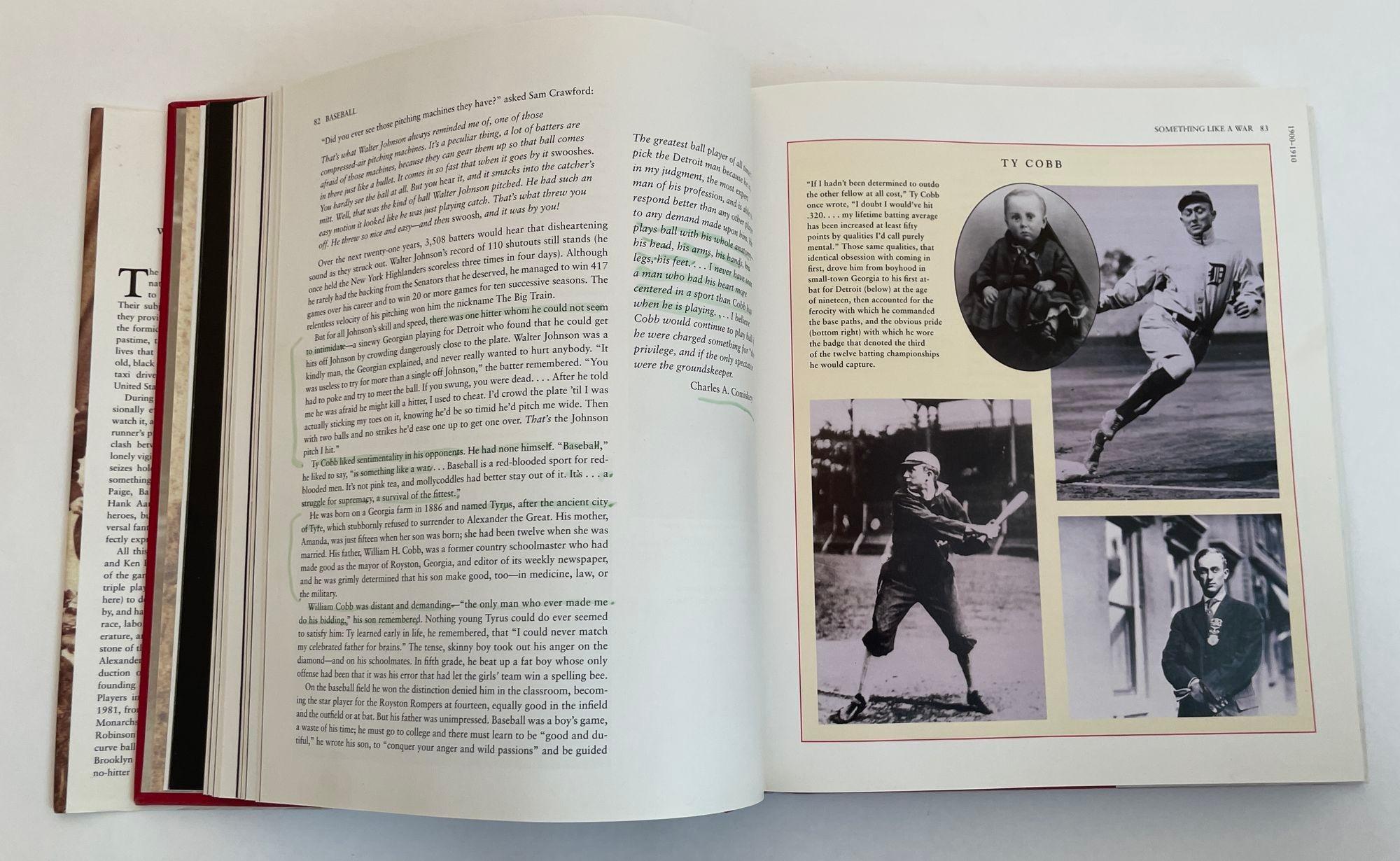 Baseball An Illustrated History Book by Geoffrey C. Ward Hardcover For Sale 3
