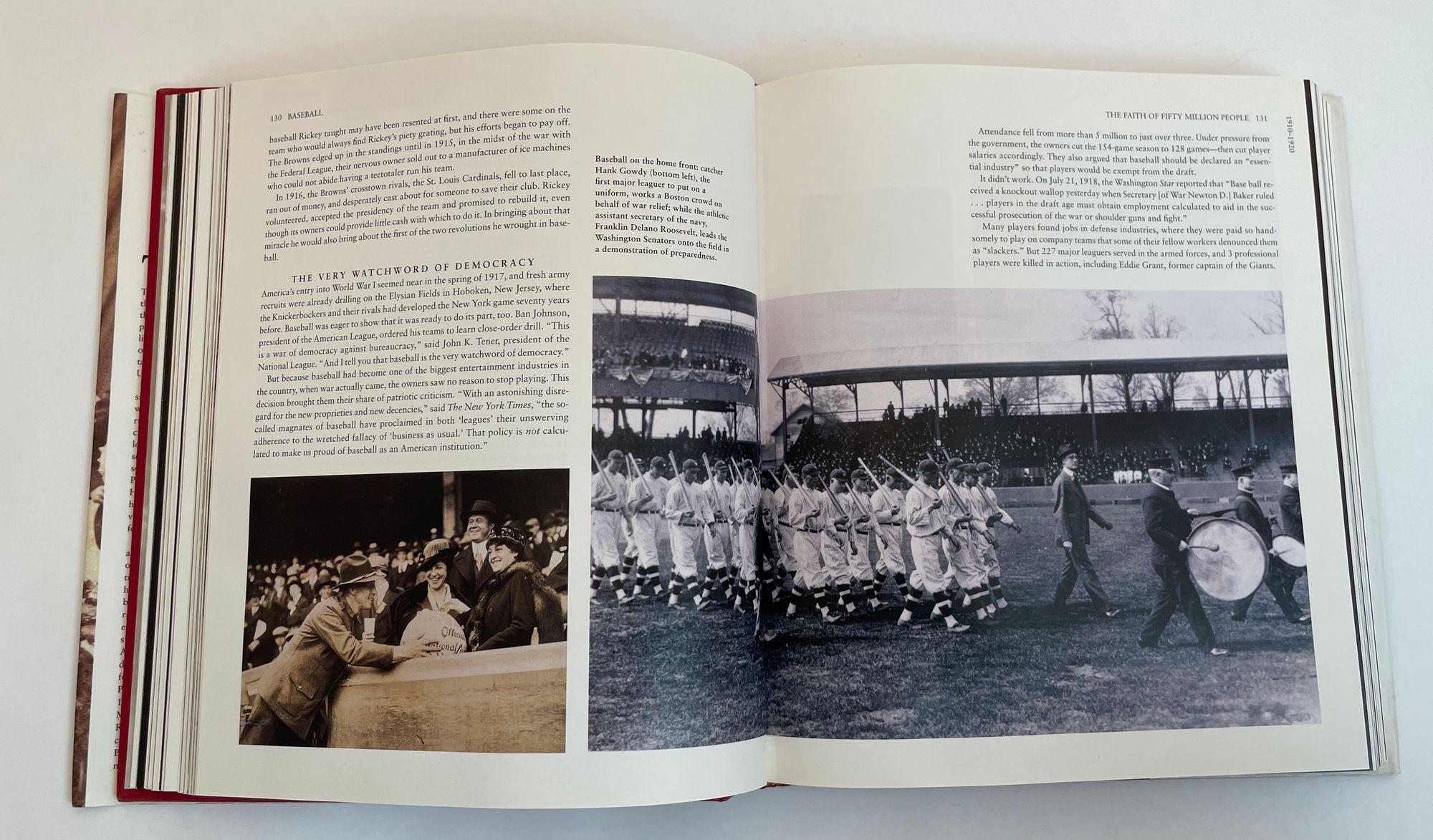 Baseball An Illustrated History Book by Geoffrey C. Ward Hardcover For Sale 4