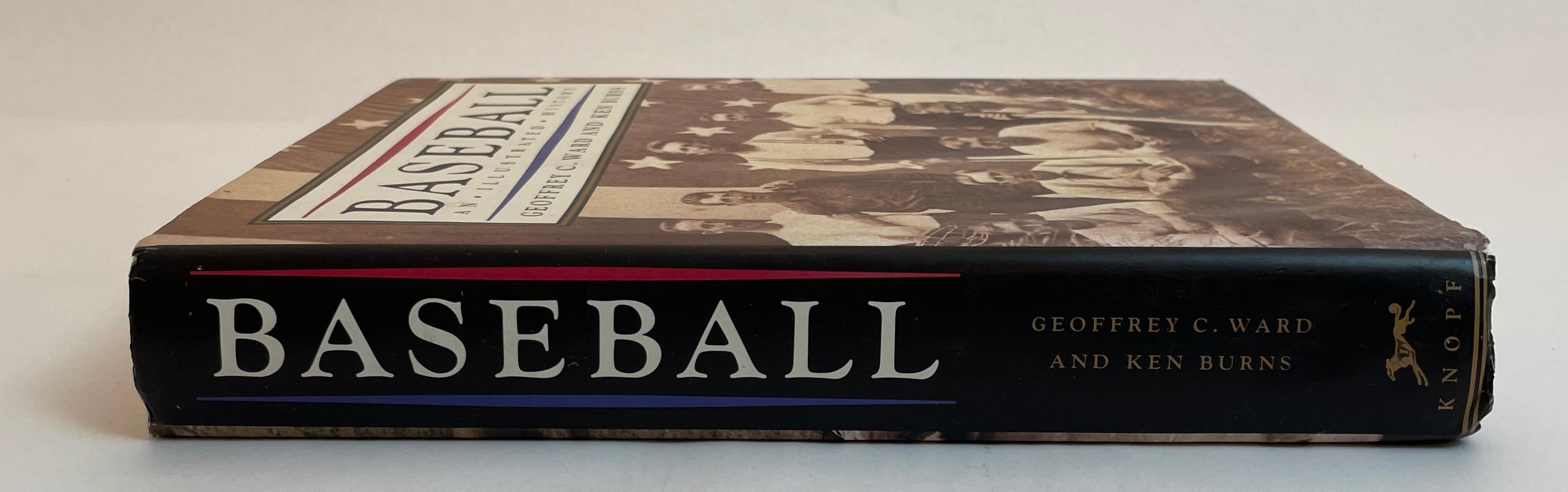 Baseball An Illustrated History Book by Geoffrey C. Ward Hardcover 1994.
First edition. Measuring approximately 11
