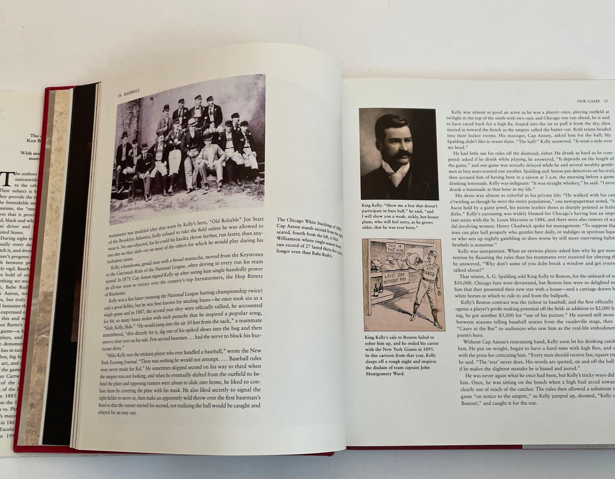 Baseball An Illustrated History Book by Geoffrey C. Ward Hardcover For Sale 1