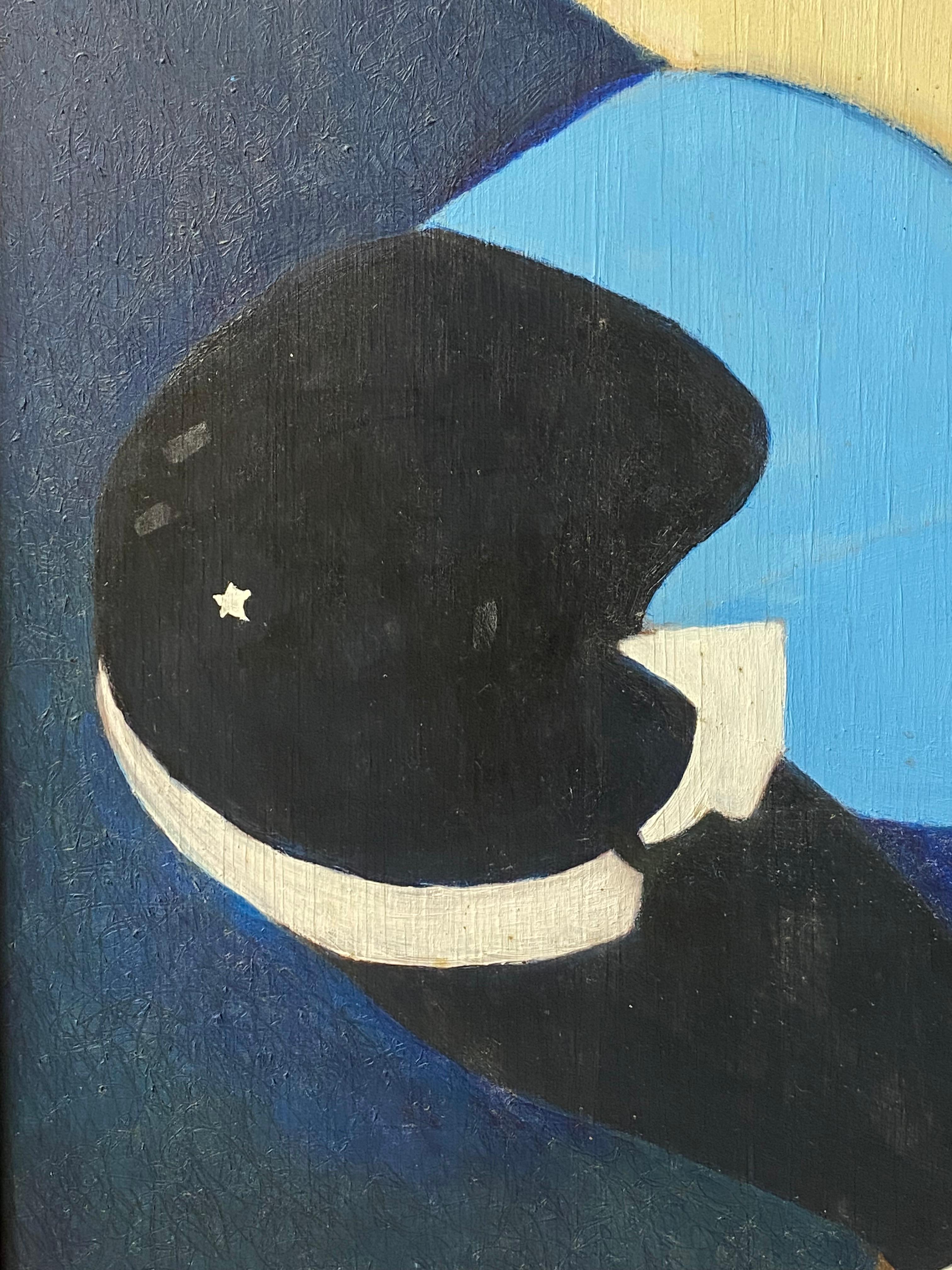 Baseball Catcher Painting by Floss Romm Dworkin 1