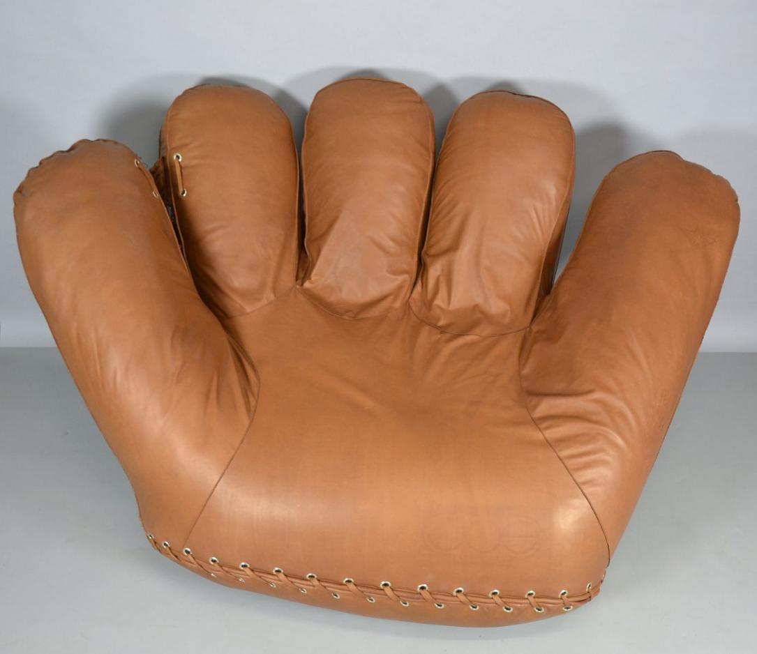 baseball glove chair