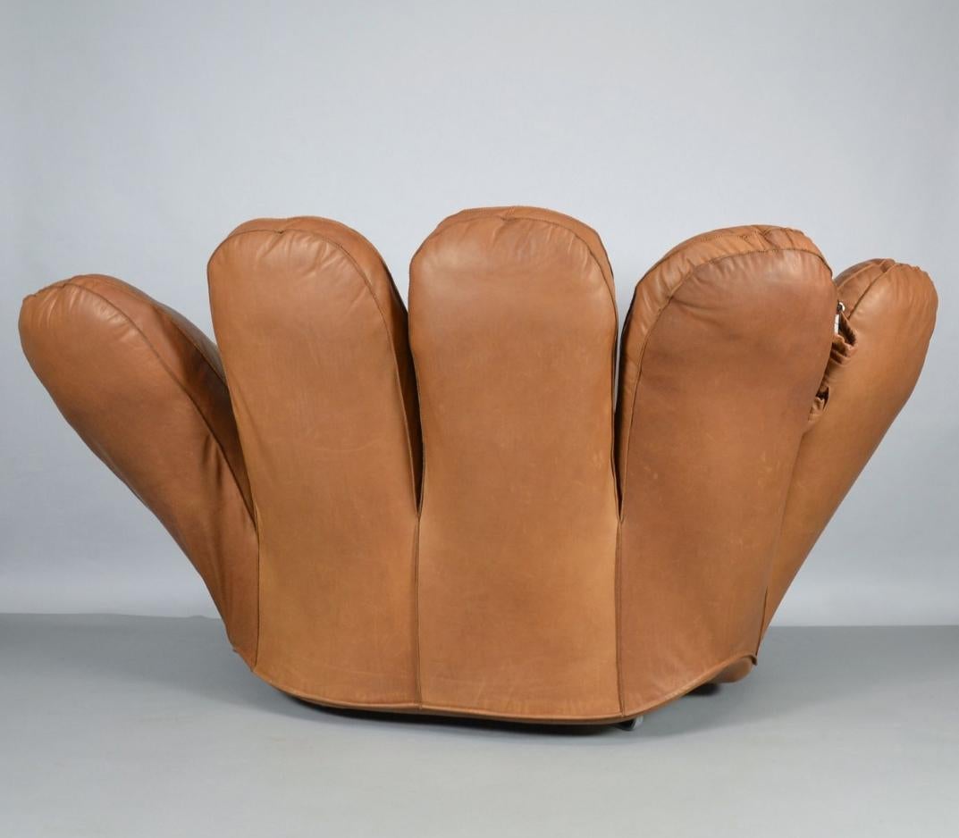 Hand-Crafted Baseball Glove Joe Armchair by De Pas