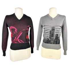 Based on Guy de Rougemont 
Bernard Rancillac - Two iconic jumpers Paris C. 1970