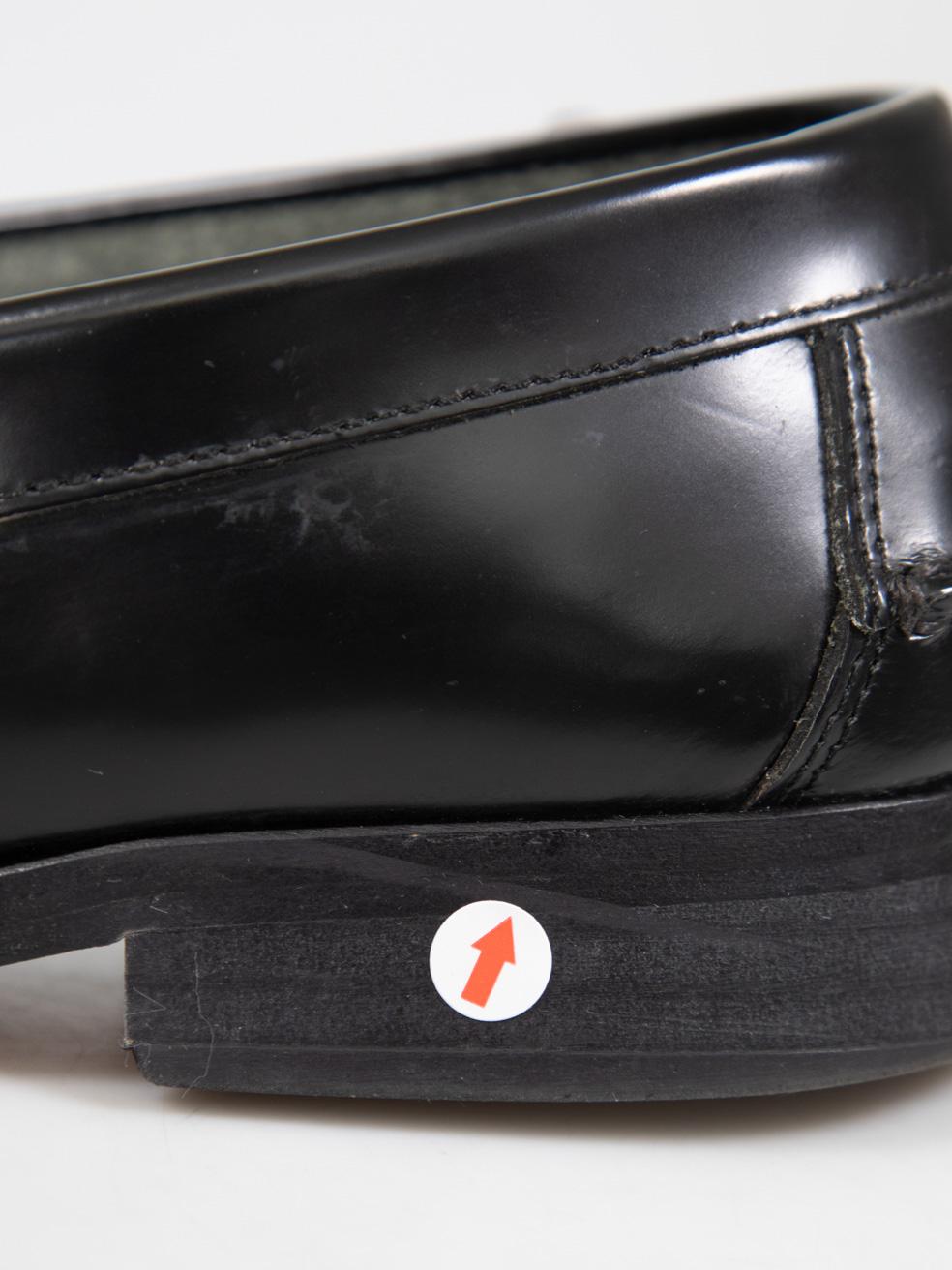 ba&sh Schwarze Loafers aus Leder mit runder Zehe aus Leder, Größe IT 41 im Angebot 6