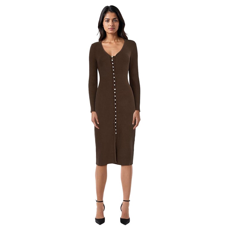 bash brown dress Bash Paris Onia Dress