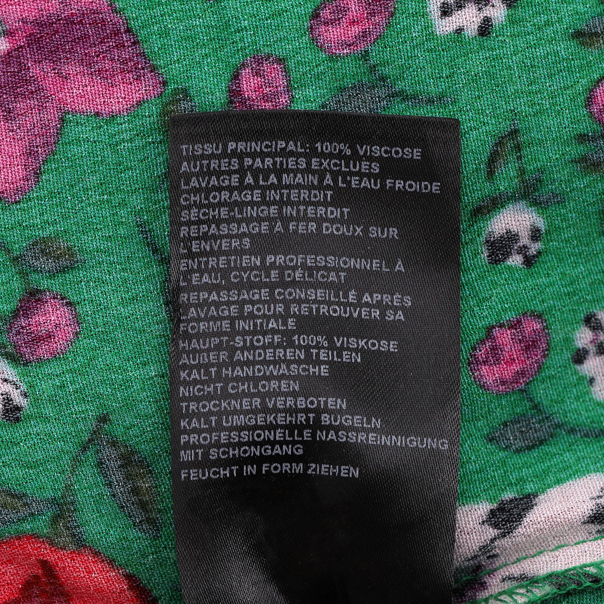 BA-as - Robe midi à fleurs en vente 2