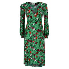 BA-as - Robe midi à fleurs
