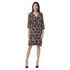 Ba&-as Robe à manches mi-longues à motif floral Taille M