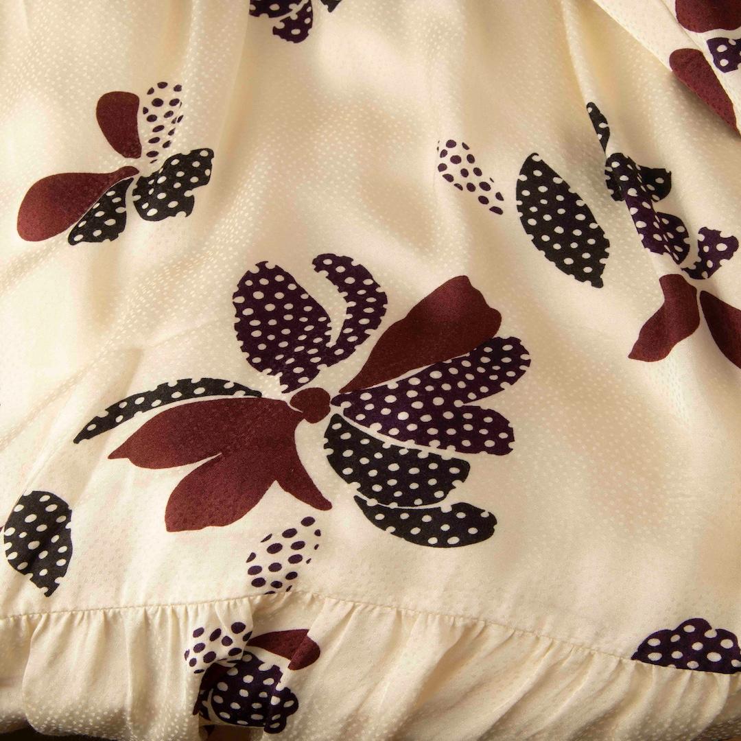 Robe à volants à imprimé floral bretelles ba&sh, taille M Bon état - En vente à London, GB