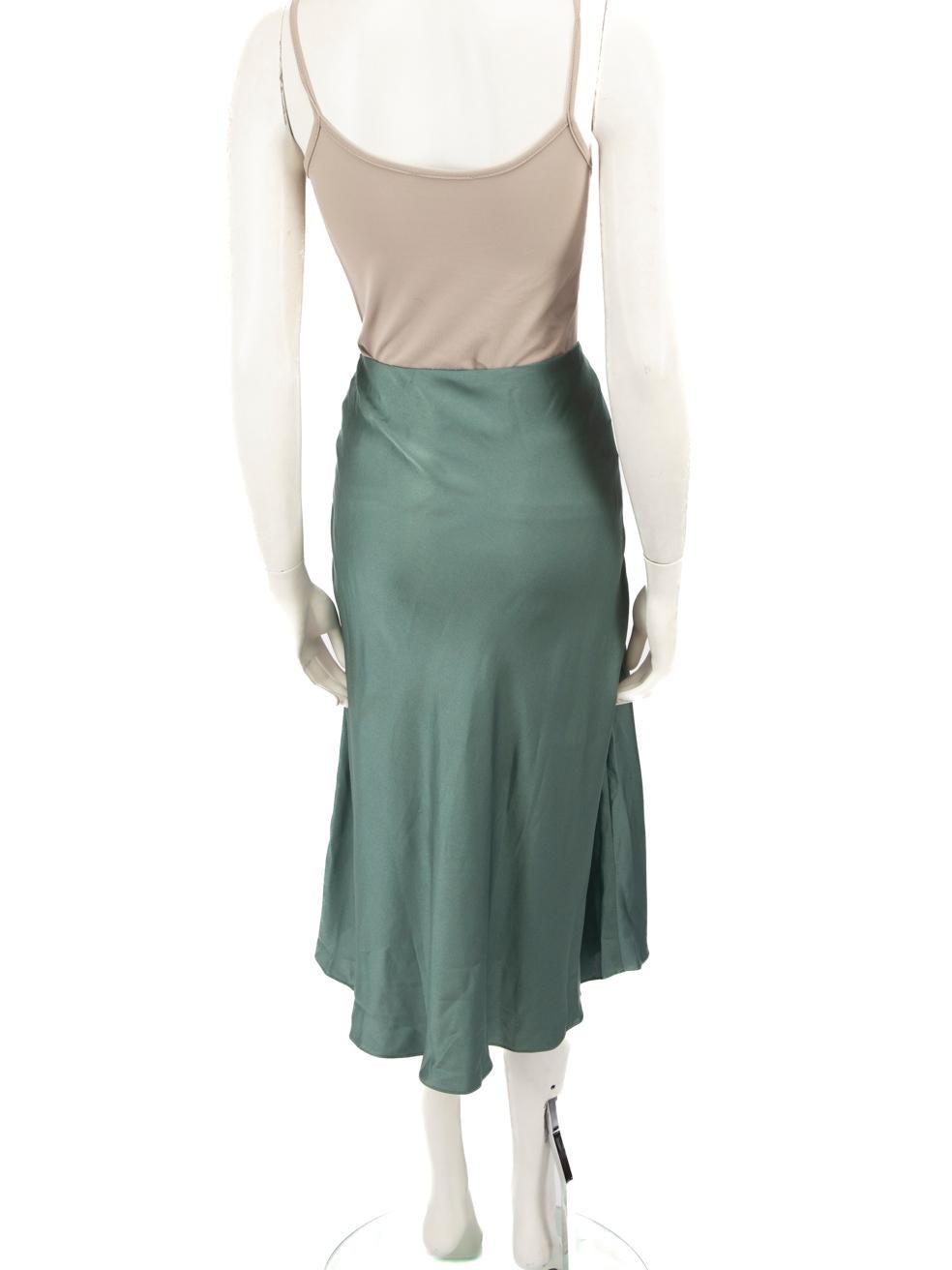 Grigio ba&sh Green Knee-length Slip Skirt Size M in vendita