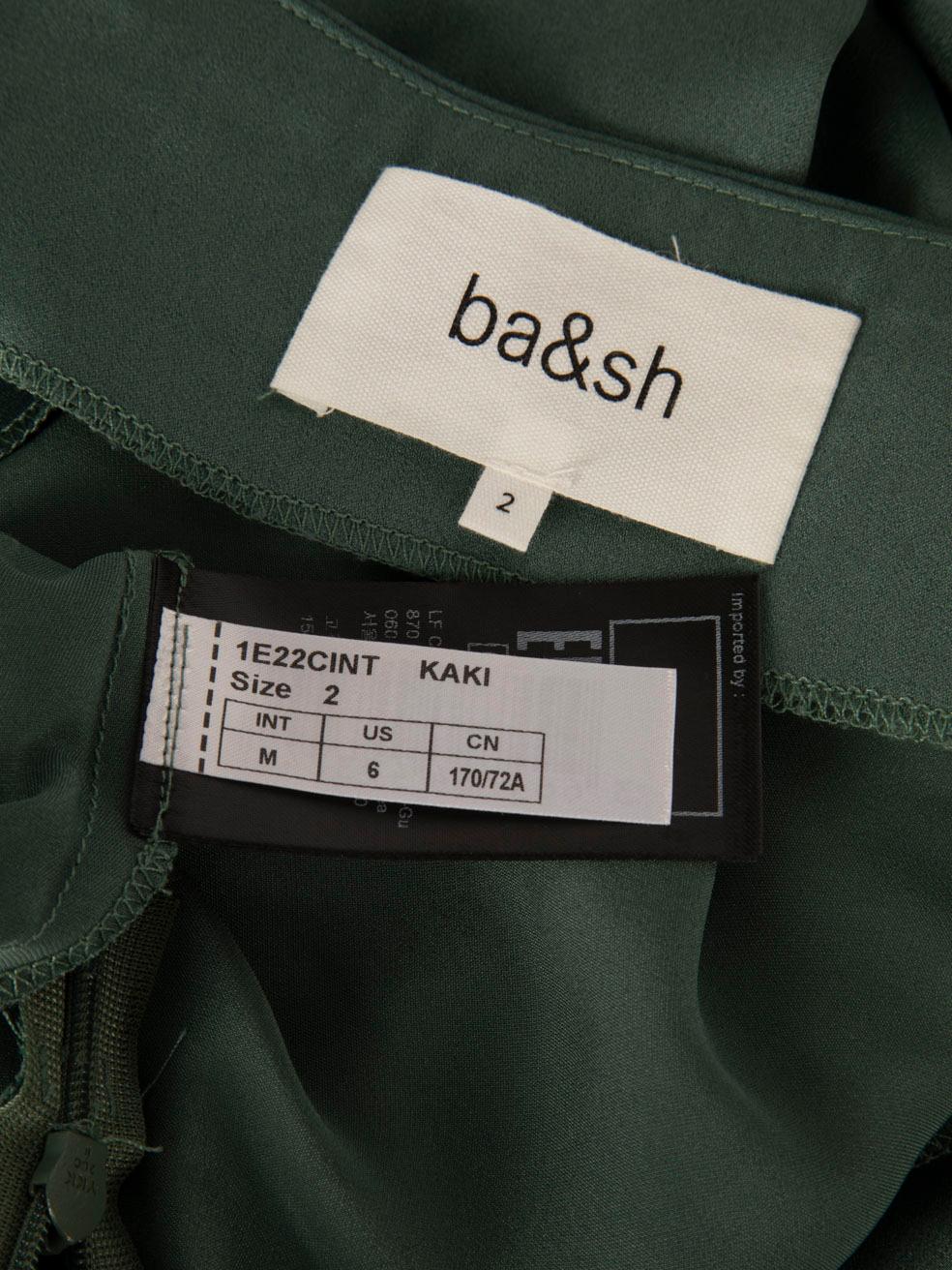 Ba&sh Falda Verde a la Rodilla Talla M en venta 3