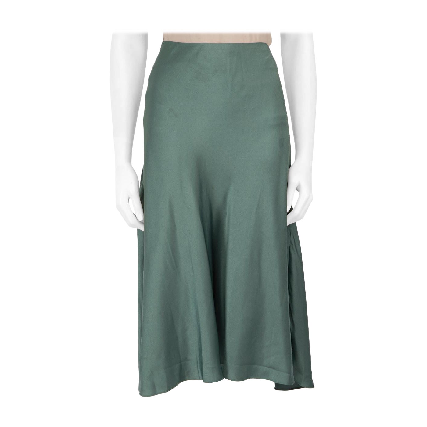 ba&sh Green Knee-length Slip Skirt Size M