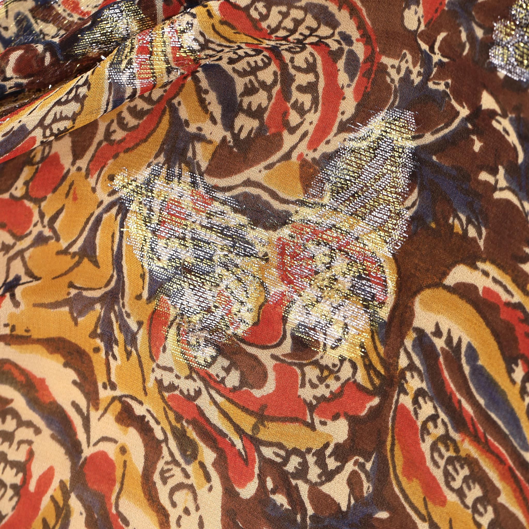 BA-AS Maxi Abito in Crepe Georgette Metallico in vendita 1