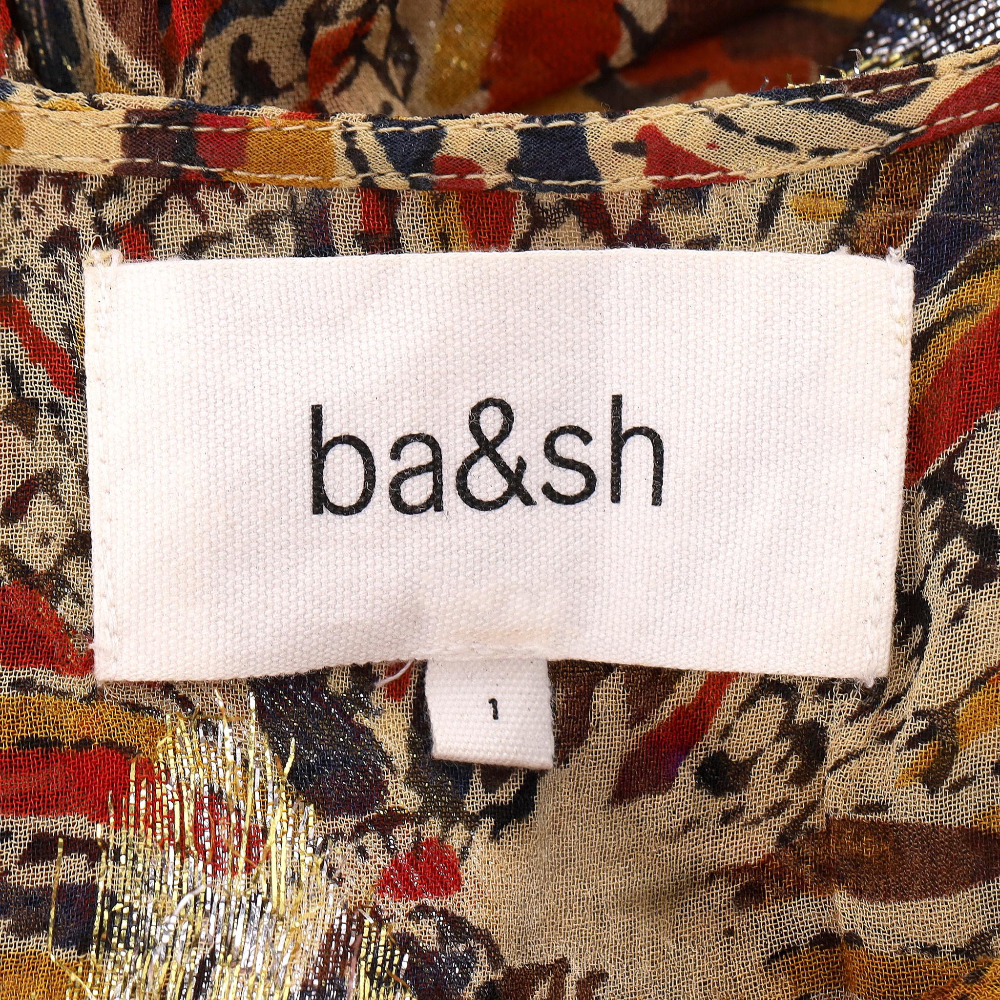 BA-AS Maxi Abito in Crepe Georgette Metallico in vendita 2